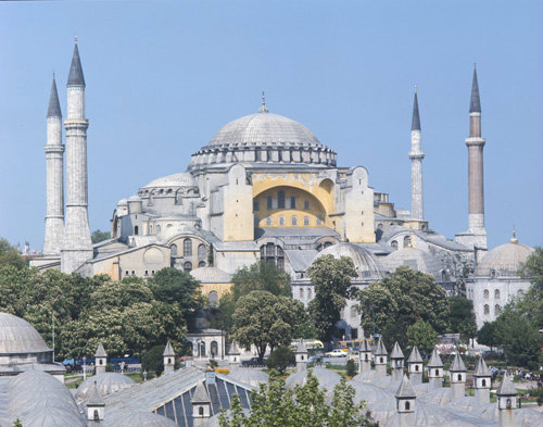 Turkey, Istanbul, Hagia Sophia built by Justinian in 6th century