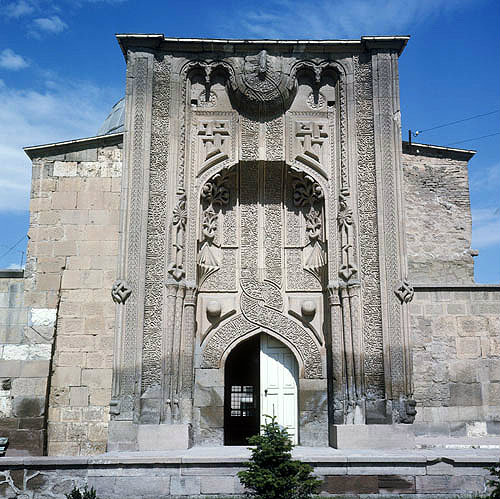 Turkey, Konya, the Ince Minare Camii, mosque, Selcuk period, built in 1251