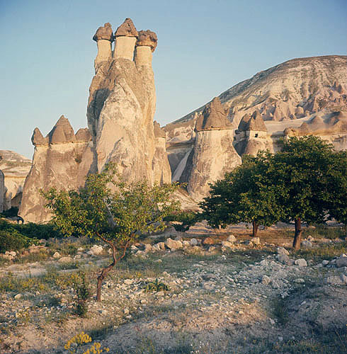 Turkey, Cappadocia, eroded Tufa formations