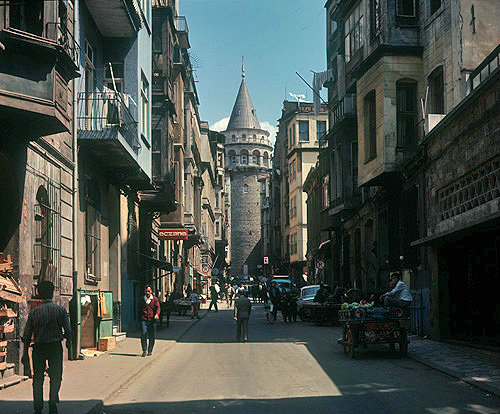 Galata Tower, built 1348, Istanbul, Turkey