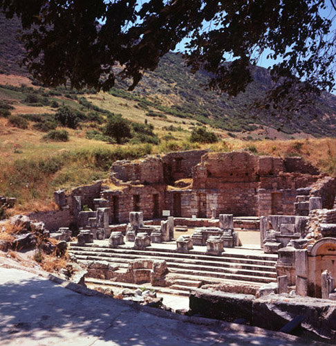Turkey Ephesus Celcus Library built by Julius Aquila son of Celcus Polemeanus in 135