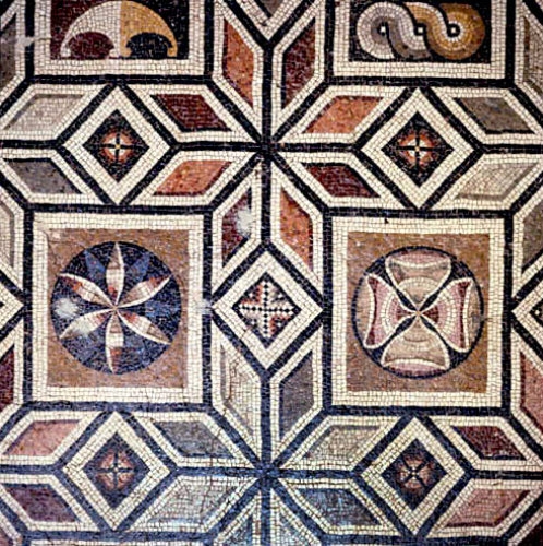 Mosaic pattern, Archaeological Museum, Antioch, Turkey