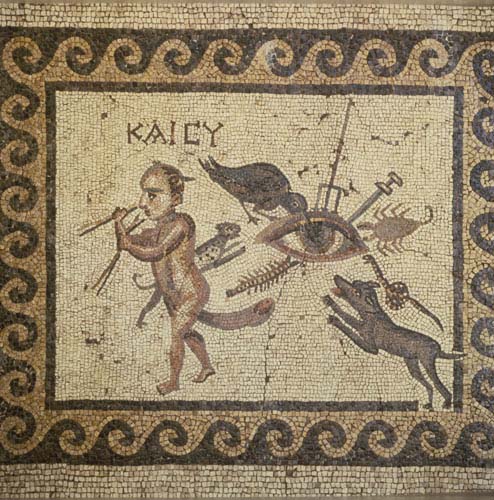 Evil Eye, 2nd century Roman mosaic, Hatay Archaeological Museum, Antioch, Turkey