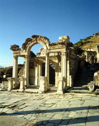 Turkey Ephesus the Temple of Hadrian