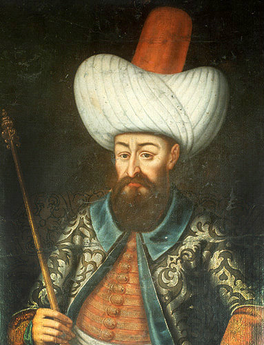 Sultan Murad II, 1421-1451, portrait in the Topkapi Palace Museum, Istanbul, Turkey