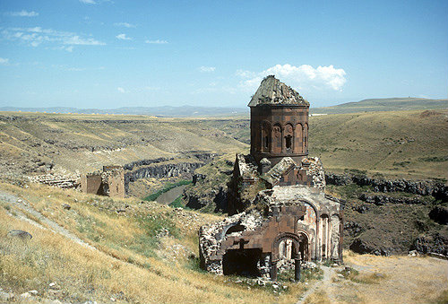 Church of St Gregory of Tigran Honents, completed 1215, Ani, (ruined medieval Armenian city state), Kars,Turkey
