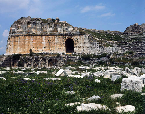Turkey Miletus the theatre started in the Hellenistic era seated 15000