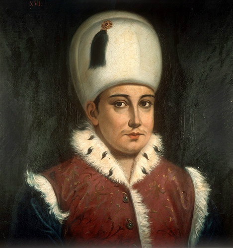 Sultan Osman II, 1618-1623, portrait in the Topkapi Palace Museum, Istanbul, Turkey