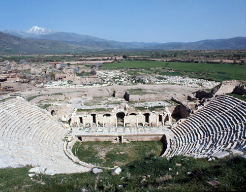 Turkey, Aphrodisias, the theatre