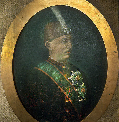 Sultan Murad V, 31st May 1876-31st August 1876, portrait in the Topkapi Palace Museum, Istanbul, Turkey