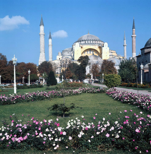 Turkey, Istanbul, Hagia Sophia built by Justinian in the 6th century