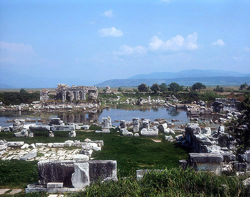 Nymphaion (fountain), Roman, second century AD, Miletus, Turkey