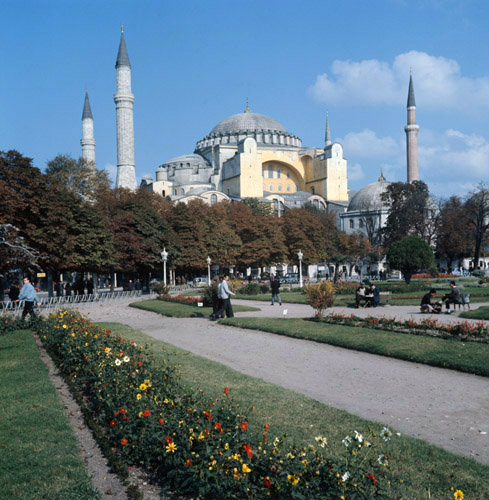 Turkey Istanbul Hagia Sophia built by Justinian in the 6th century