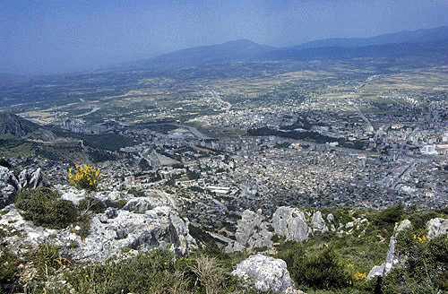 General view from castle east of city, Antioch (Antakya), Turkey