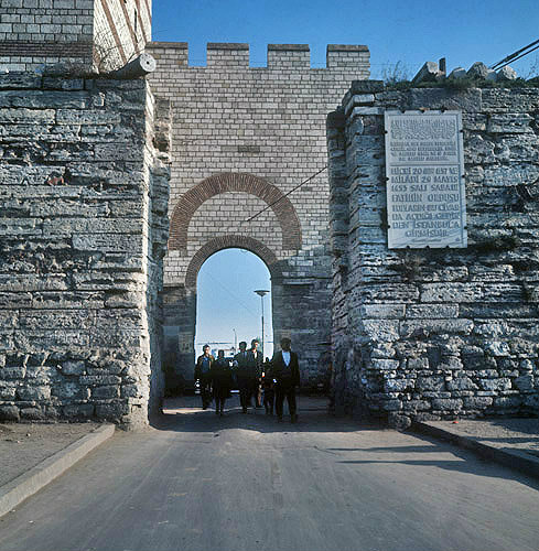 The Edirne gate, Istanbul, Turkey