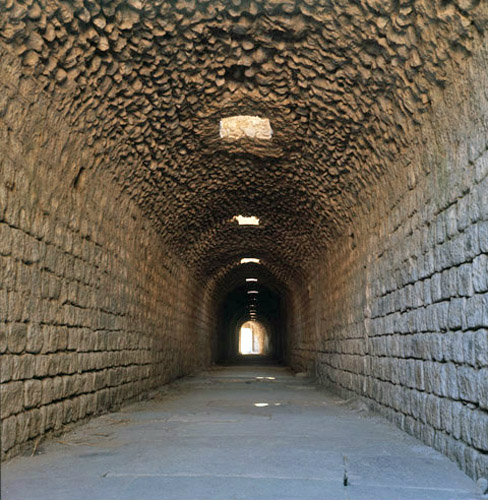 Turkey Pergamon the Sacred Tunnel in the Asclepium