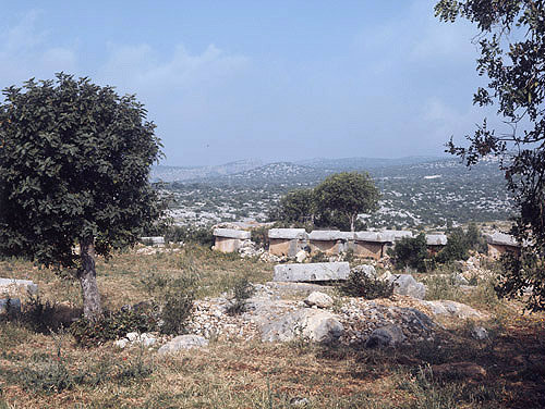 Some of Christian sarcophagi in sacred avenue, ancient Elaiussa Sebaste, Turkey