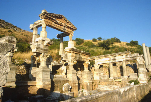 Turkey Ephesus  the Fountain of Trajan