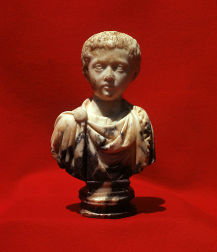 Turkey Ephesus marble bust of Imperial Prince 2nd - 3rd century AD