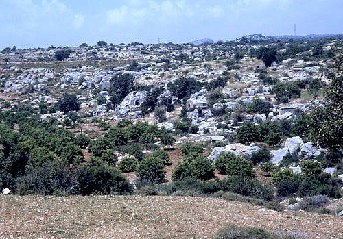 Christian necropolis, ancient Elaiussa Sebaste, Turkey