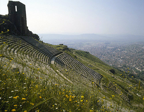 Theatre, dating from Hellenistic period, Pergamum, Turkey