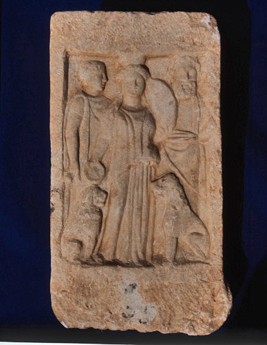Turkey Ephesus  Cybele, Hellenistic Plaque found in the Sanctuary of Cybele on Mount Pion