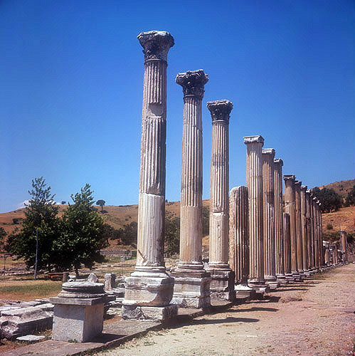Asclepeion, colonnade of north portico, Pergamum, Turkey