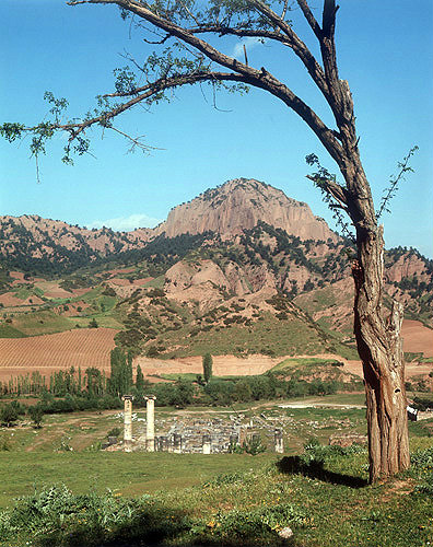 Turkey, Sardis, Temple of Artemis dating from 150 AD,Sardis was one of the 7 Churches of Asia Minor