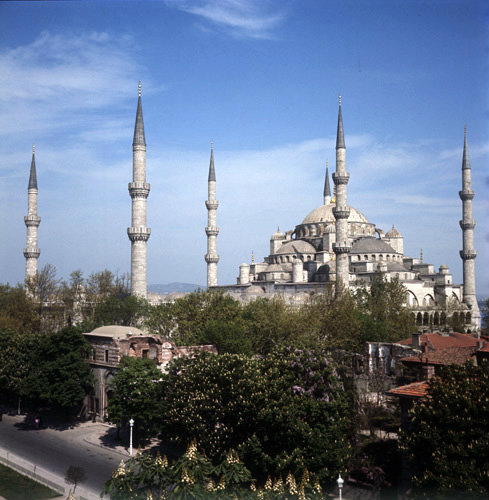 Turkey Istanbul the Sultan Ahmed mosque or Blue mosque