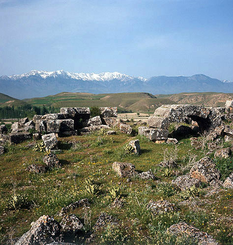 Part of the gymnasium, ancient city of Laodicea, Phrygia, Turkey