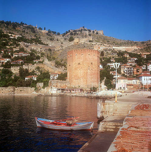 Kizil Kule (Red tower), thirteenth century Selcuk, Pamphylia, modern day Antalya, Turkey