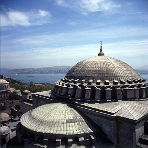 Turkey Istanbul Hagia Sophia exterior of Dome