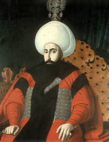 Sultan Mustafa IV, 1807-1808, murdered by strangulation, portrait in the Topkapi Palace Museum, Istanbul, Turkey