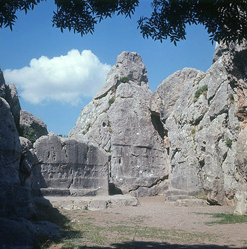 Hittite rock cut sanctuary, Yazilikaya, Turkey