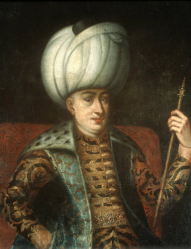 Sultan Mehmed I, 1403-1421, portrait in the Topkapi Palace Museum, Istanbul, Turkey