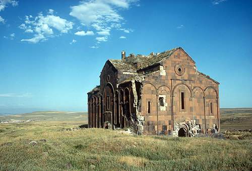 Armenian Cathedral, built 989-1010, Ani, (ruined medieval Armenian city state), Kars, Turkey