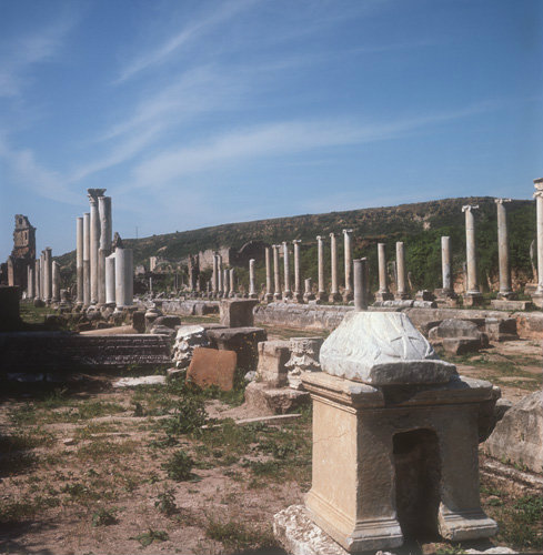 Main colonnaded street, Perge, Pamphilia, Turkey