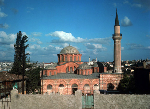 Turkey Istanbul the Kariye Camii or Church of St Saviour Chora from the 14th century