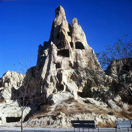 Turkey, Cappadocia,  rock-cut Monastery in Goreme