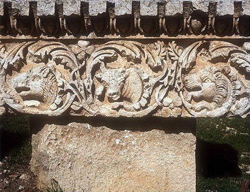 Architrave from the Temple of Zeus Olbius, third century BC, Olba, (Uzuncaburc), Turkey