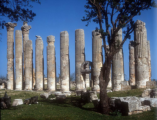 Temple of Zeus Olbius, third century BC, Olba, (Uzuncaburc), Turkey