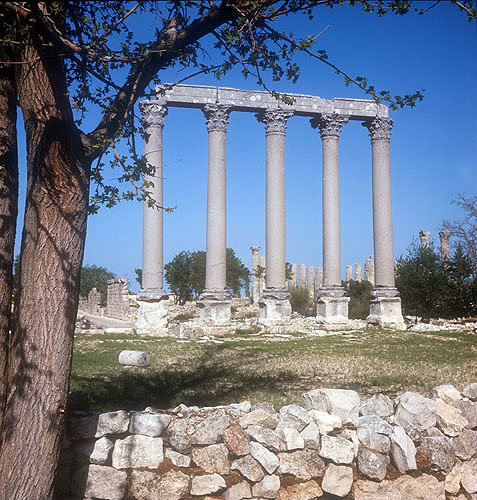 Temple of Tyche, goddess of fortune, Roman, late first century AD, Olba, (Uzuncaburc), Turkey