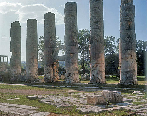 Temple of Zeus Olbius,  third century BC, Olba, (Uzuncaburc), Turkey