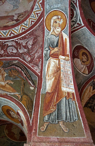 Prophet Isaiah, eleventh century, Elmali Kilsesi (Apple Church), Goreme, Cappadocia, Turkey