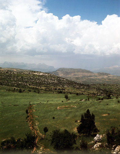 Turkey Cilicia the Taurus Mountains behind Tarsus birth place of St Paul, a view that he would have seen on his journeys