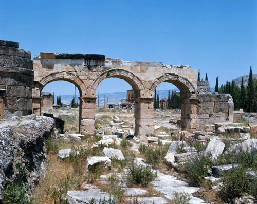 Turkey Hierapolis Roman triumphal arch