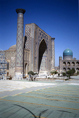 Uzbekistan, Smarkand, Ulug Beg Madrasa, Registan