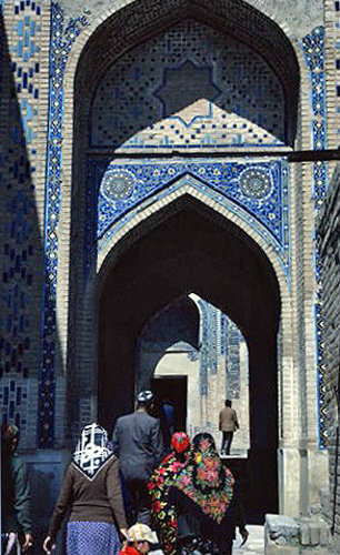 Uzbekistan, Samarkand, Shah i Zinda necropolis