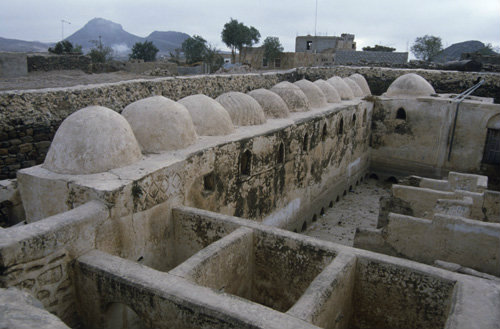 Yemen al Janad ablution rooms beside Great Mosque 7th century