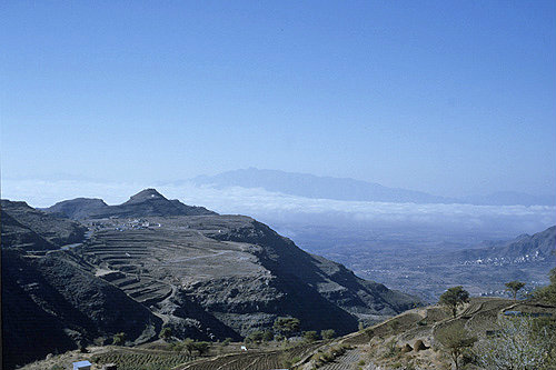 Mountains between Al Janad and Jibla, Yemen
